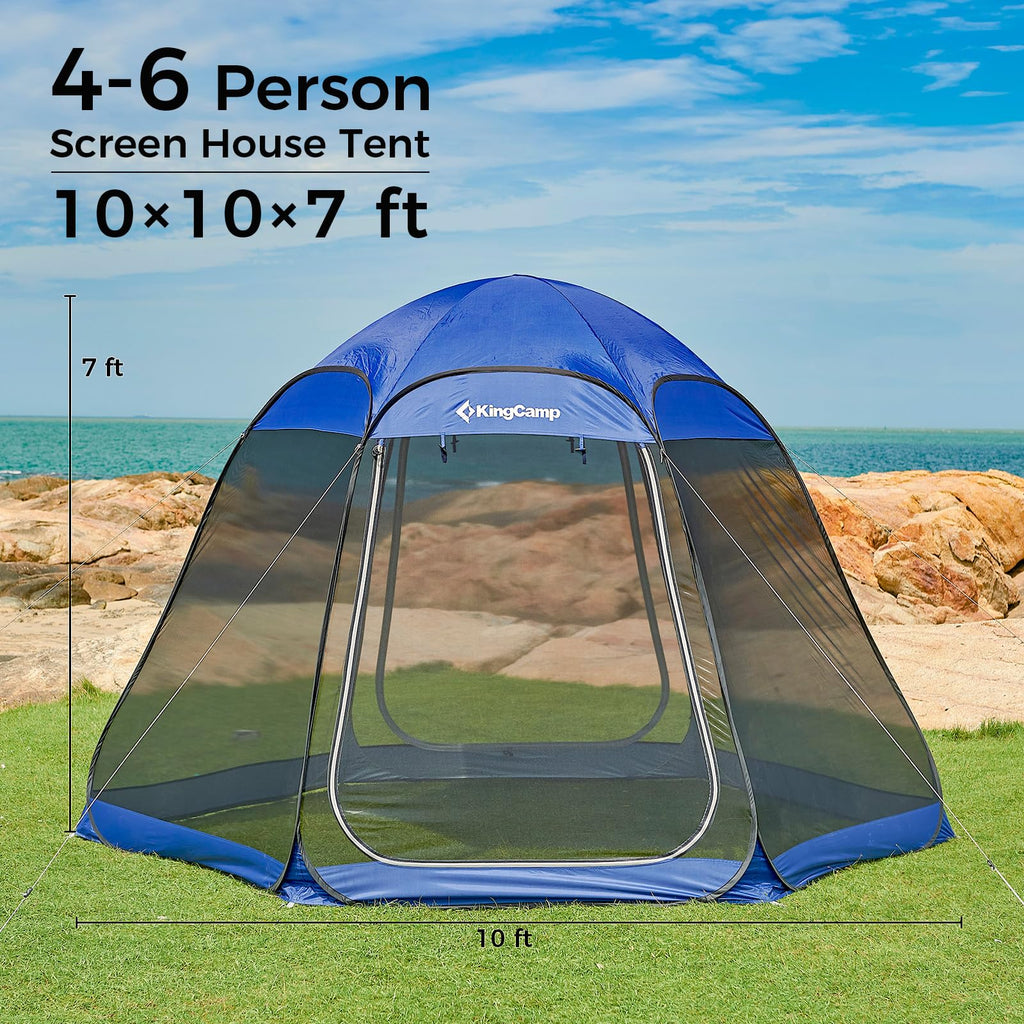 KingCamp CAIRO 2 10x7 Pop Up Screen Mosquito Canopy Tent