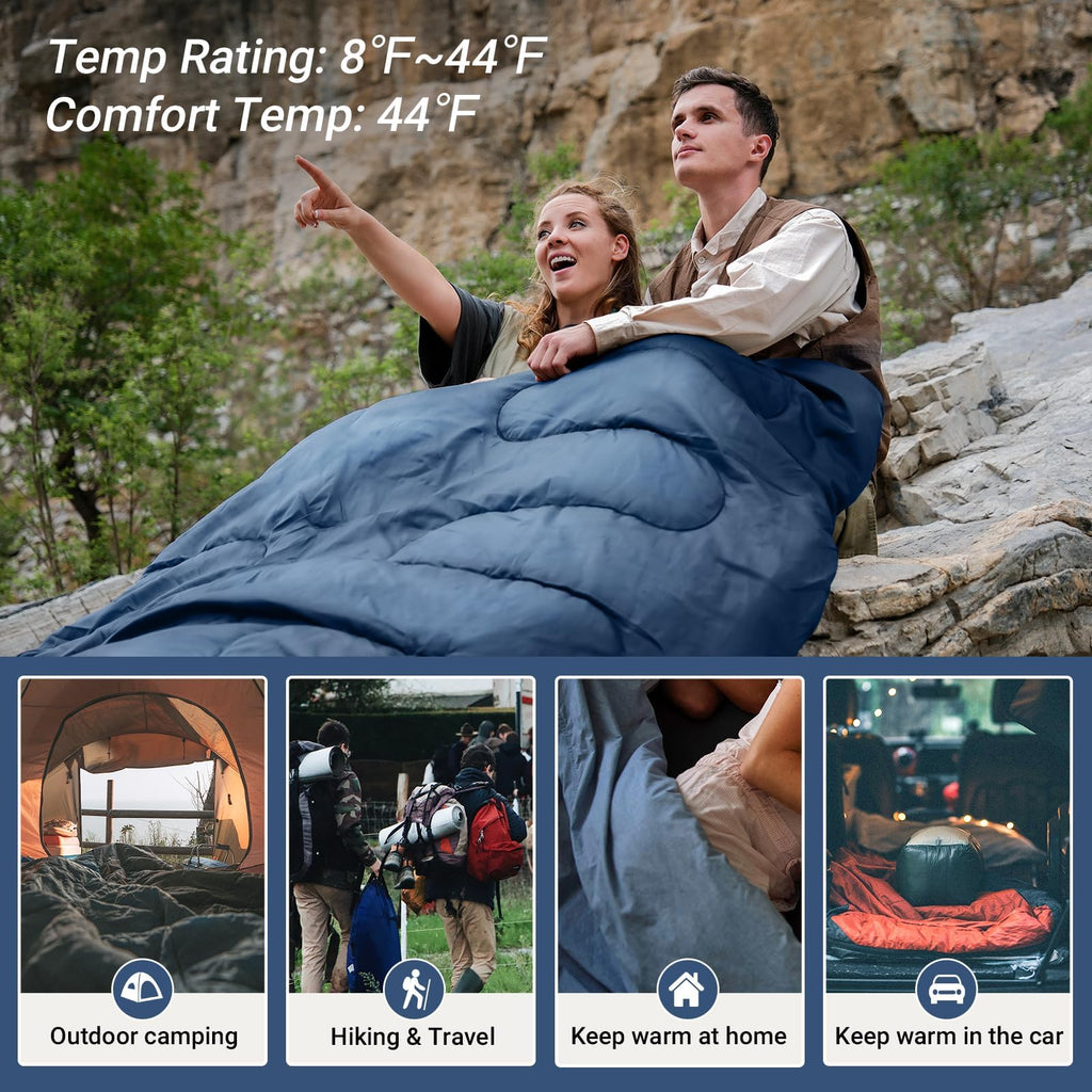 KingCamp SNOWFLAKE 300D Double Flannel Sleeping Bag