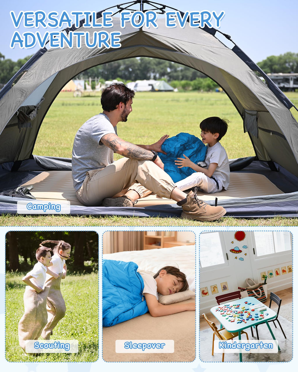 KingCamp Treck 300S+ Kid’s Mummy Sleeping Bag