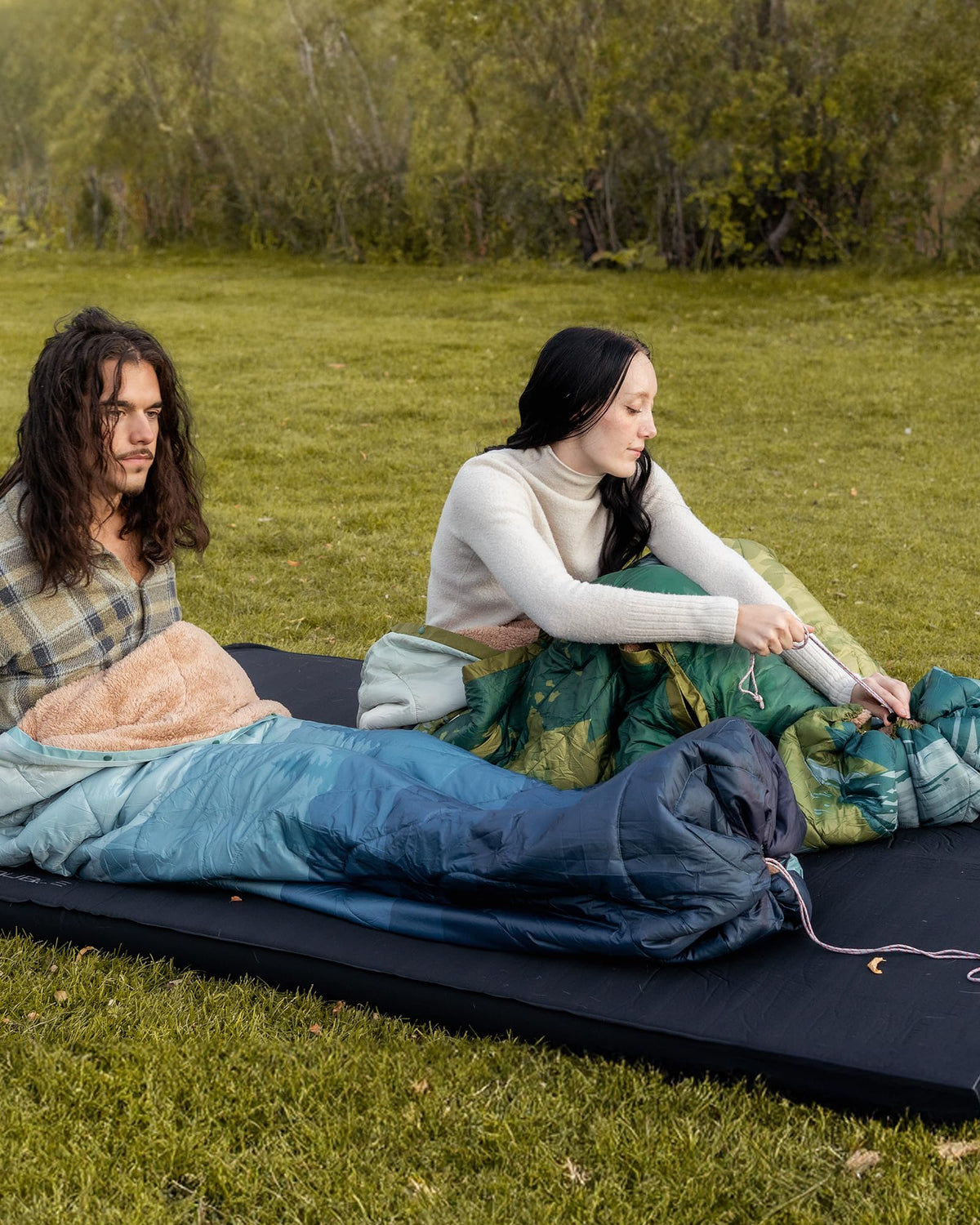 KingCamp Printed Sherpa Fleece Camping Blanket