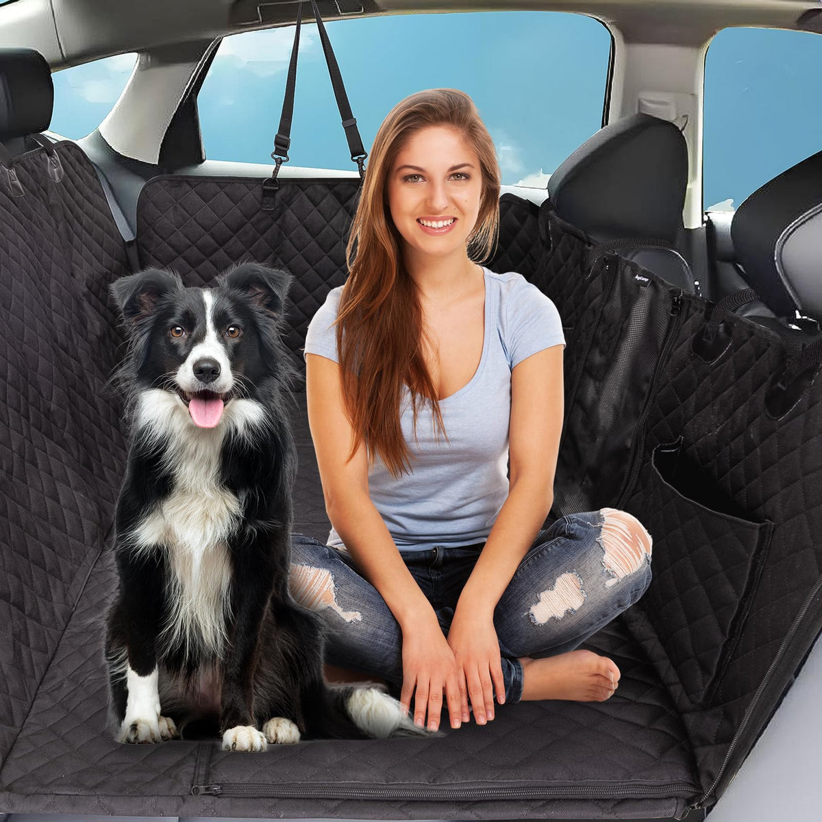 KingCamp Hard Bottom Dog Car Seat Cover