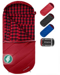 KingCamp 350g Filling Plus Size 3-4 Season Wine Sleeping Bag