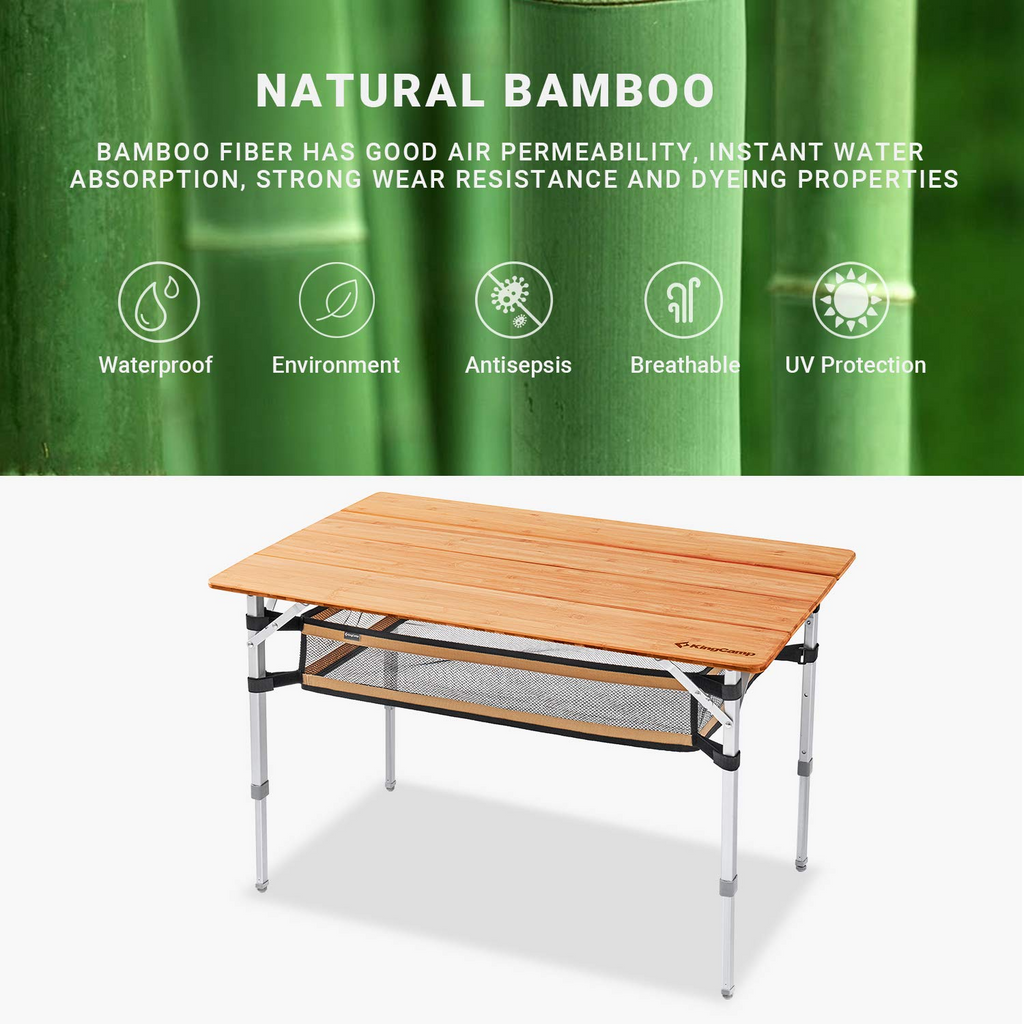 KingCamp 2-4 Person Folding Camping Tables 39x25