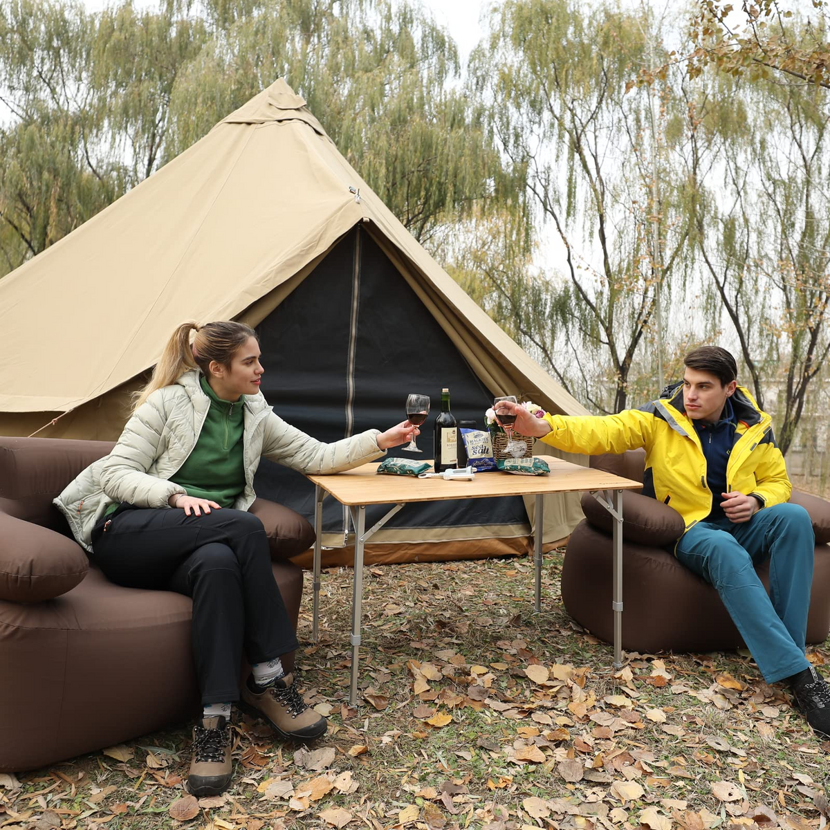KingCamp 2-4 Person Folding Camping Tables 39x25