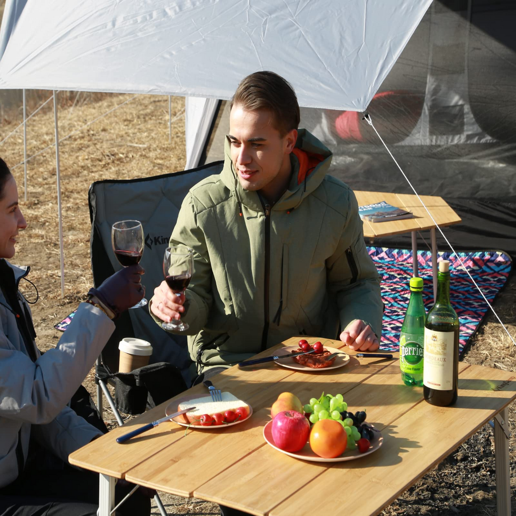 KingCamp 2-4 Person Folding Camping Tables 39x25
