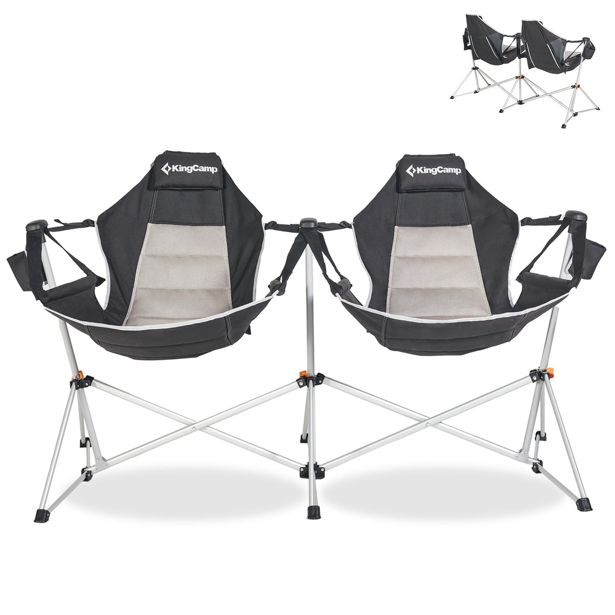 KingCamp ORCHID C30 Heavy Duty Oversize Double Hammock Camping Chairs