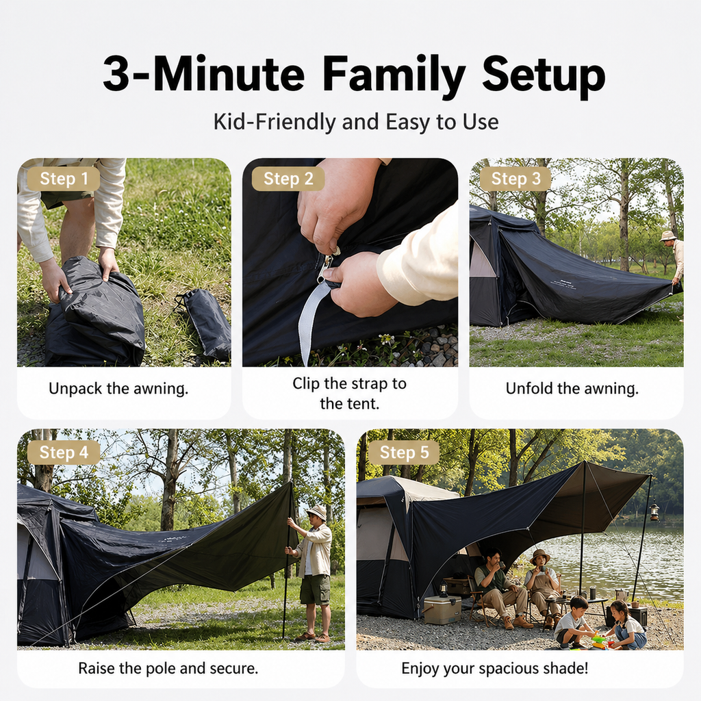 KingCamp BOUNDLESS X3 PRO Modular SUV Tent