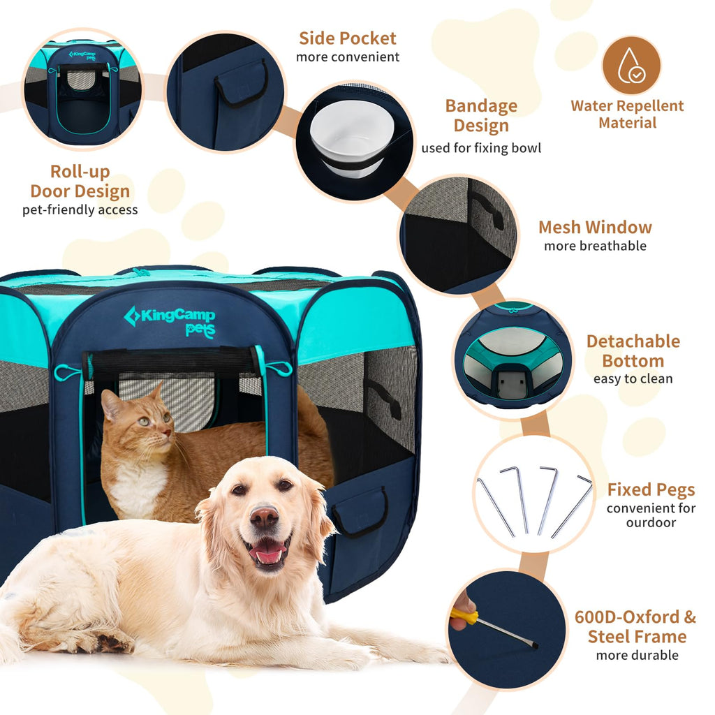 KingCamp PETS ANCONA Dog Playpen