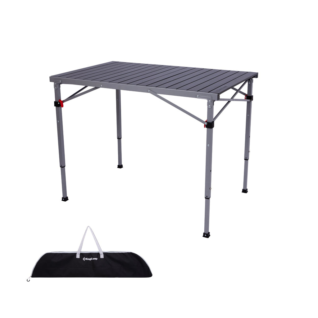 KingCamp GRANITE C10 PLUS Adjustable Folding Aluminum Table 42x27