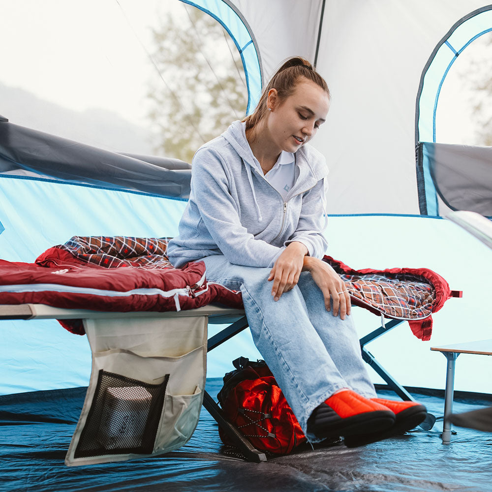 KingCamp 250g Filling 3 Season Cotton lining Wine Plus Size Sleeping Bag