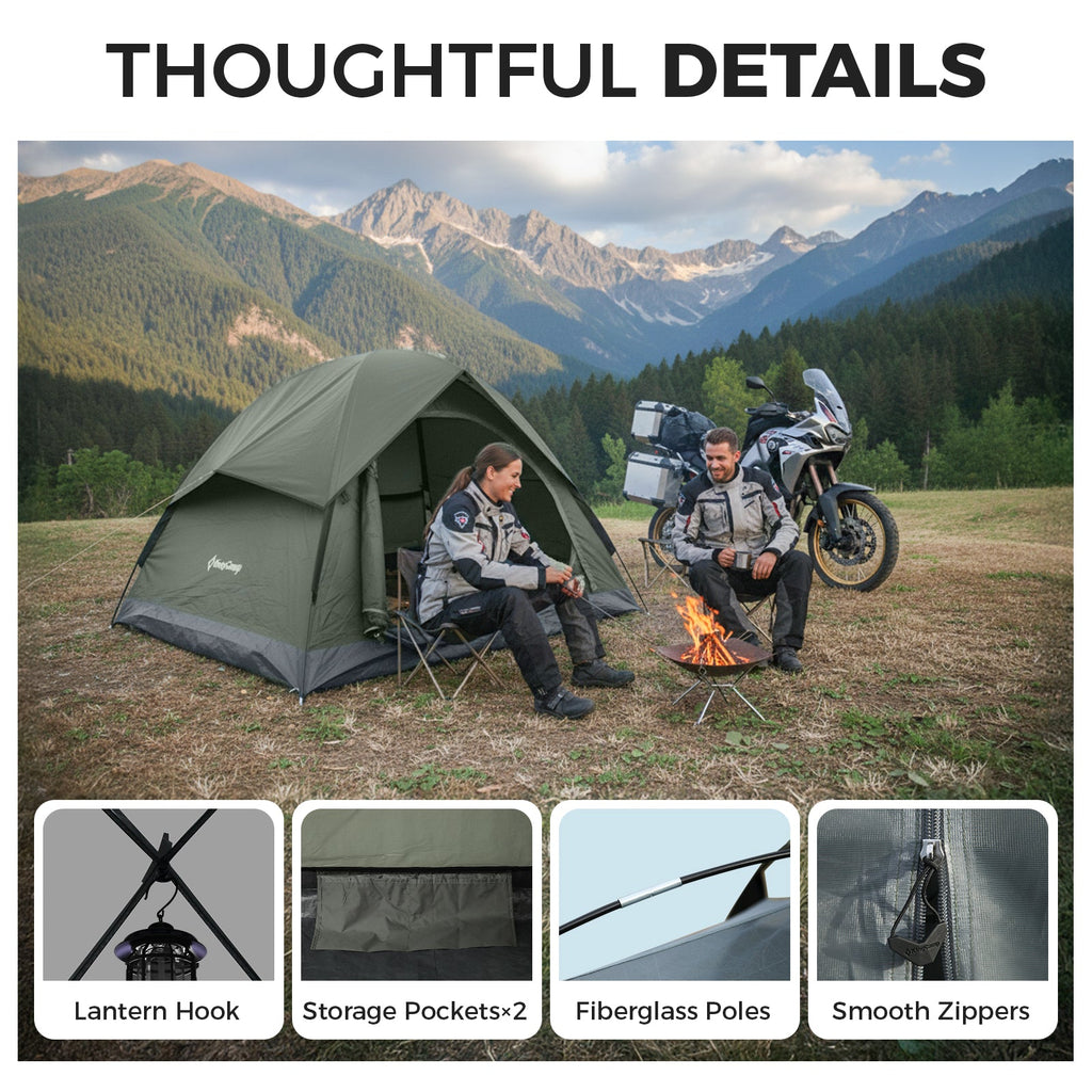 KingCamp Lightweight 2-Person Backpacking Tent