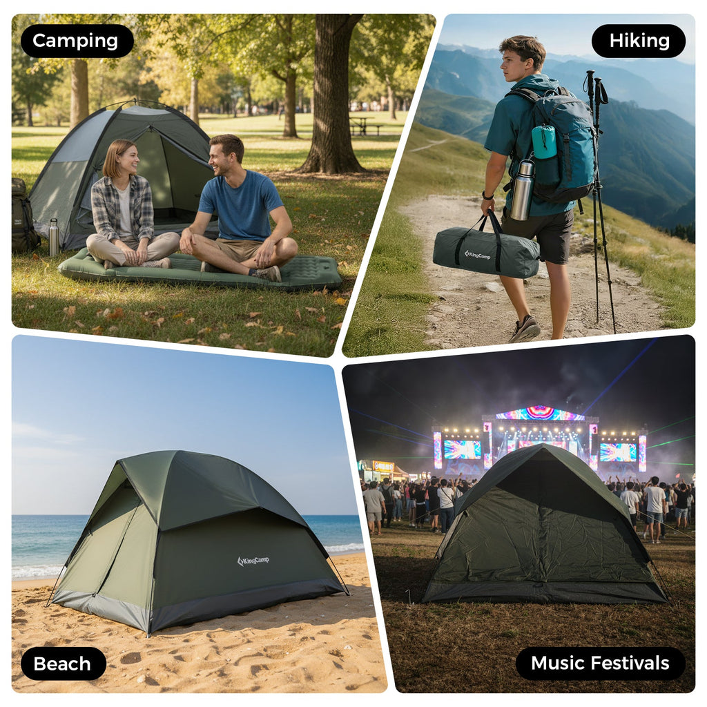 KingCamp Lightweight 2-Person Backpacking Tent