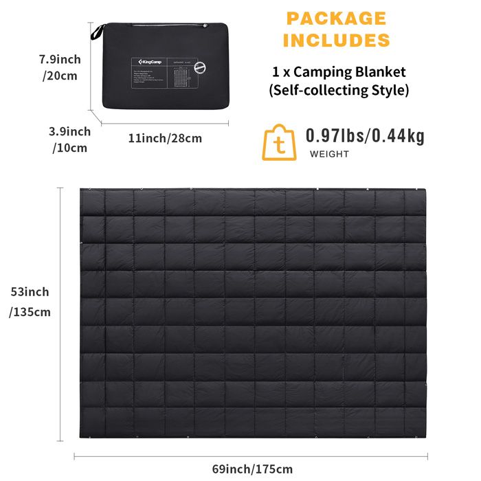 KingCamp Lightweight Puffy Blanket