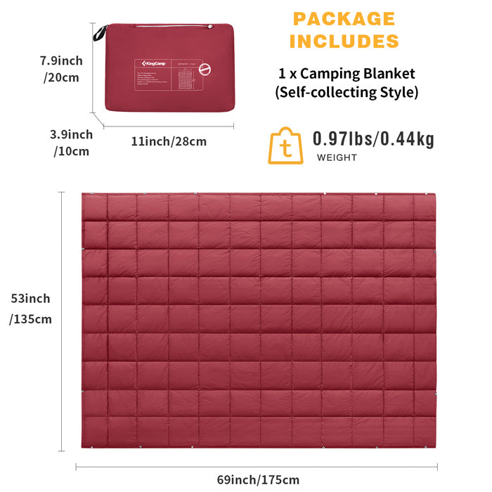 KingCamp Lightweight Puffy Blanket