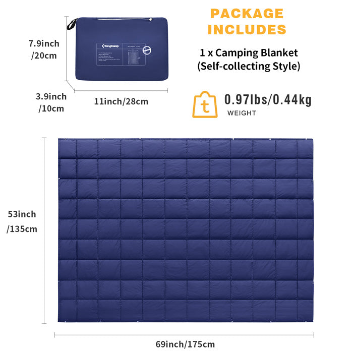 KingCamp Lightweight Puffy Blanket