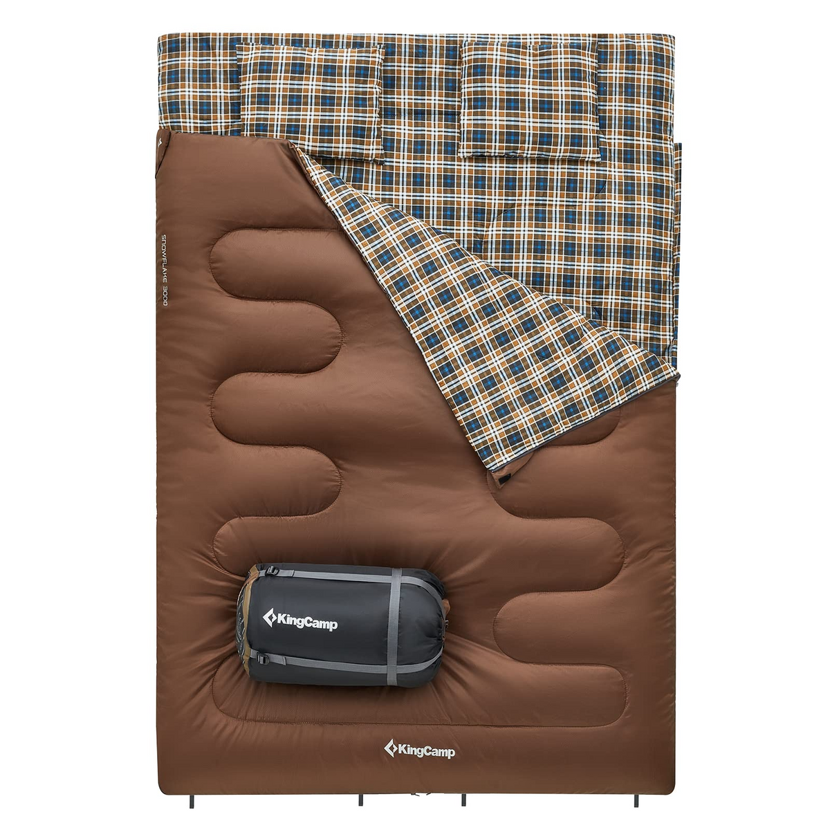 KingCamp SNOWFLAKE 300D Double Flannel Sleeping Bag