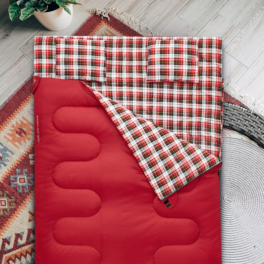 KingCamp SNOWFLAKE 300D Double Flannel Sleeping Bag