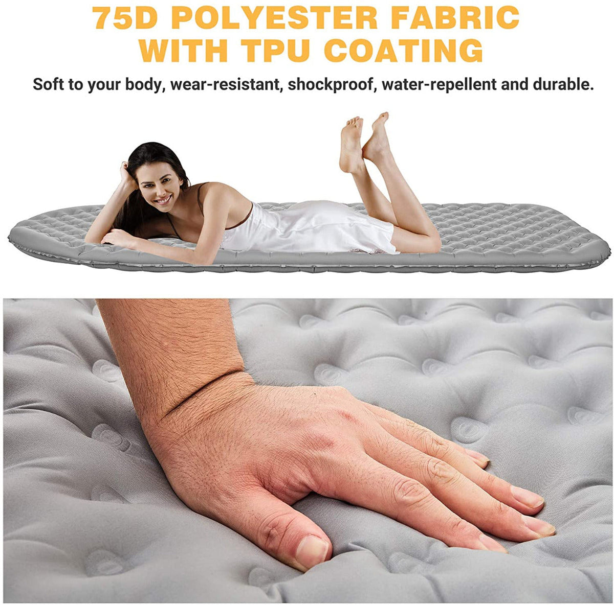 KingCamp 3 inches Thick Lightweight Air Mattress