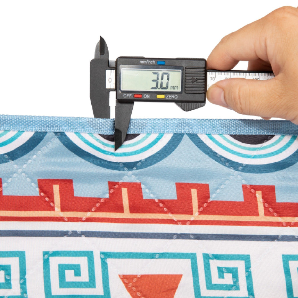 KingCamp ISIAY MAX 2.8 Extra-Large Waterproof Camping Tent Mat - Bohemian Pattern