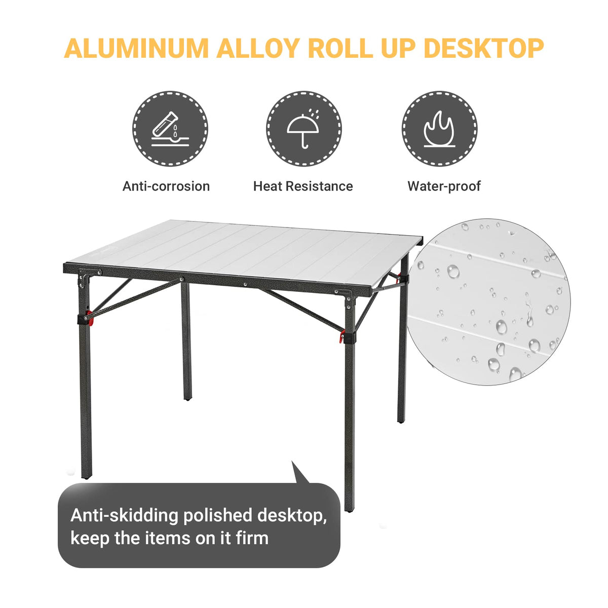 KingCamp MARBLE PLUS Aluminum Table for  2-4 Person