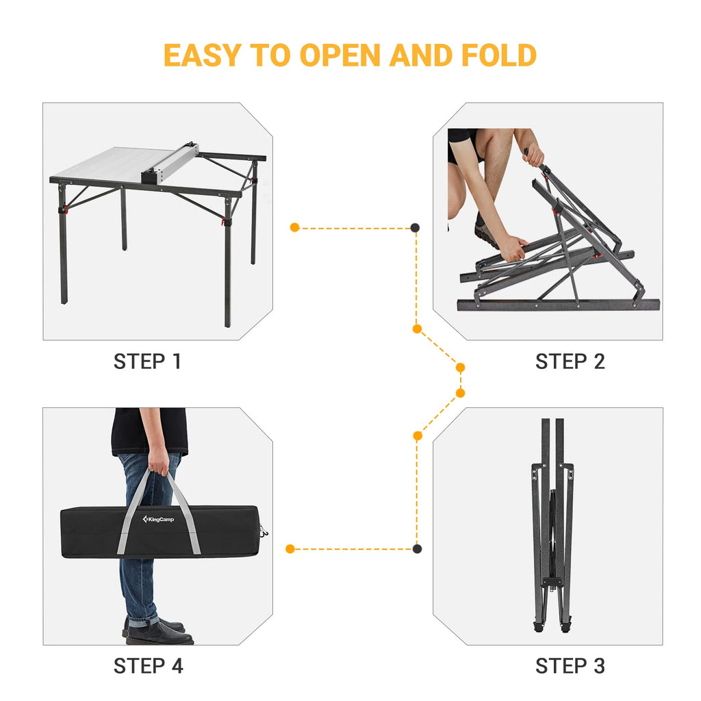 KingCamp MARBLE PLUS Aluminum Table for  2-4 Person