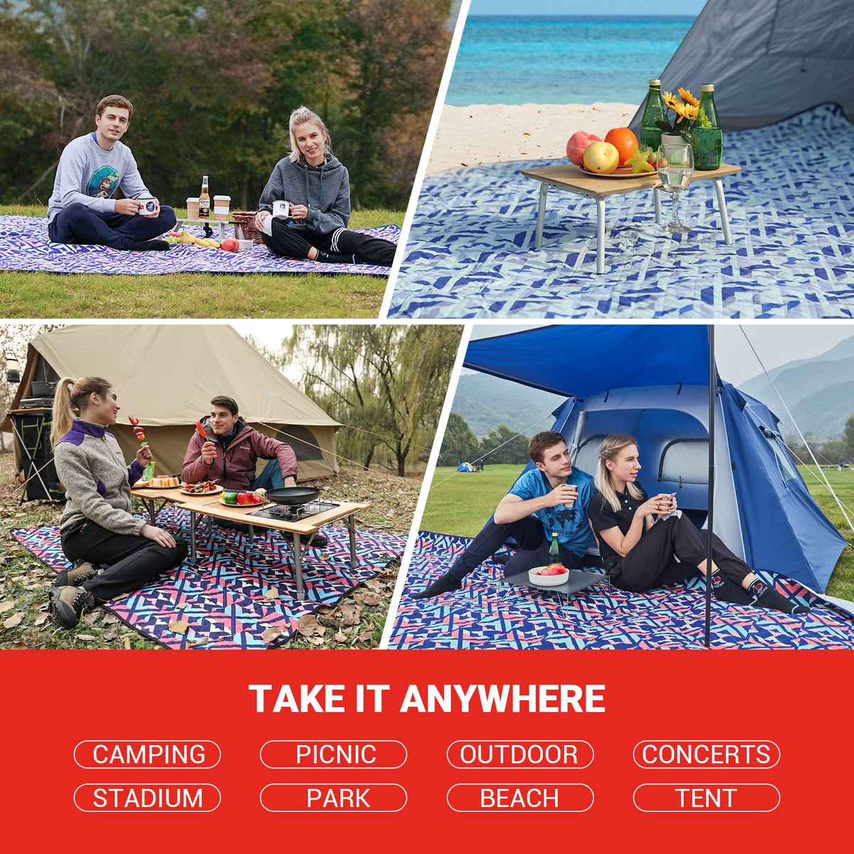 KingCamp Beach Picnic Blanket
