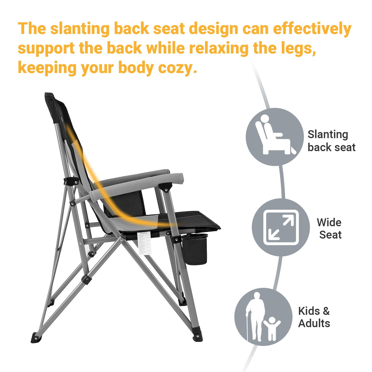 KingCamp Folding Lightweight Camping Chair