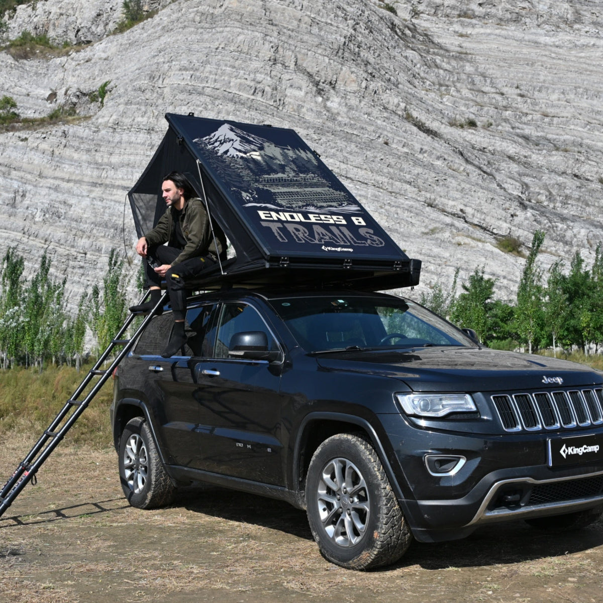 KingCamp ENDLESS 8 Aluminum Hardshell Rooftop Tent