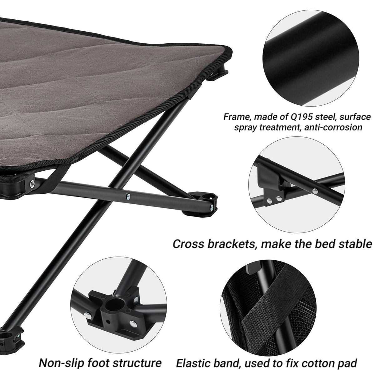 KingCamp PETS Elevated Outdoor Raised Mat
