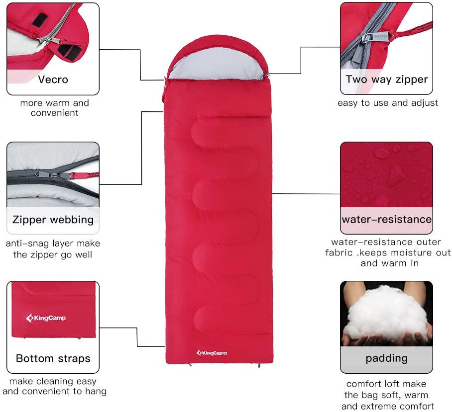 KingCamp Extra Wide 4 Season Sleeping Bag