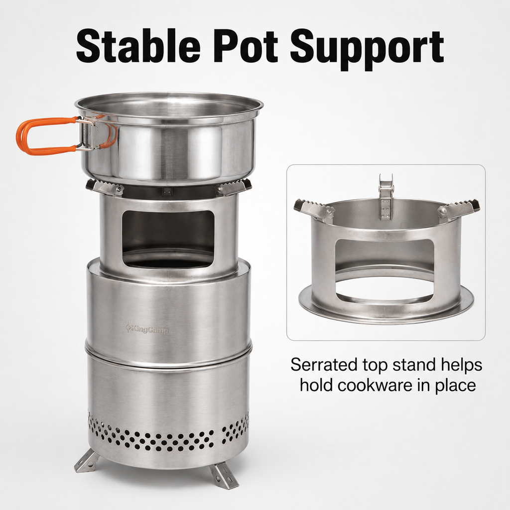 KingCamp FIREWOOD Portable Wood Stove