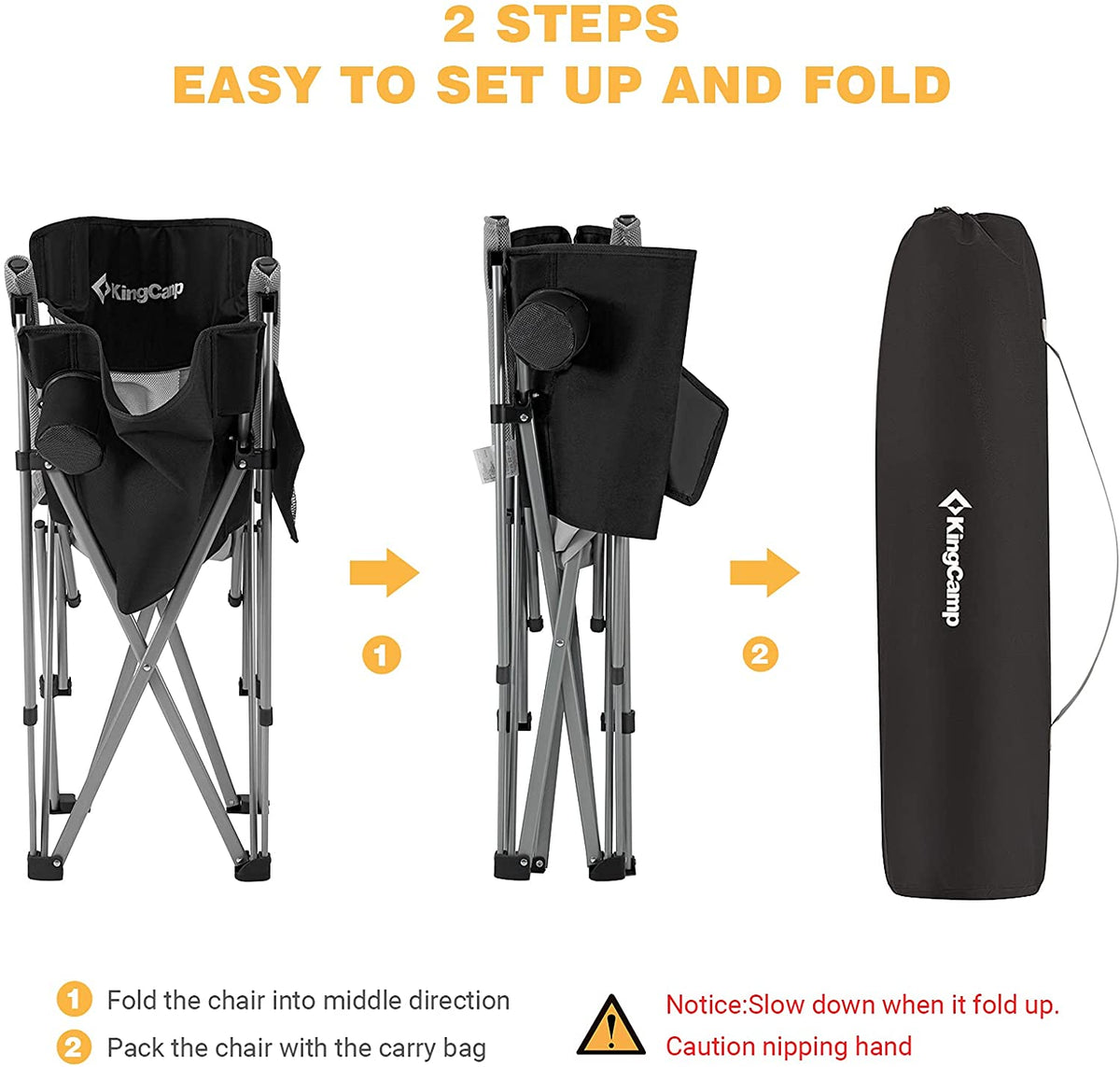 KingCamp Folding Lightweight Camping Chair