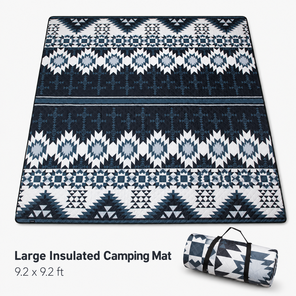 KingCamp ISIAY MAX 2.8 Extra-Large Waterproof Camping Tent Mat - Bohemian Pattern