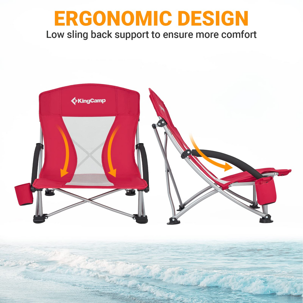 KingCamp Low Sling Beach Chairs