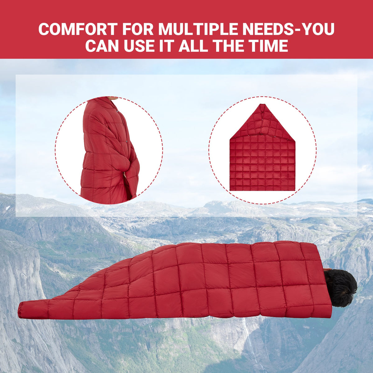 KingCamp 620 FP Lightweight Packable Camping Blanket
