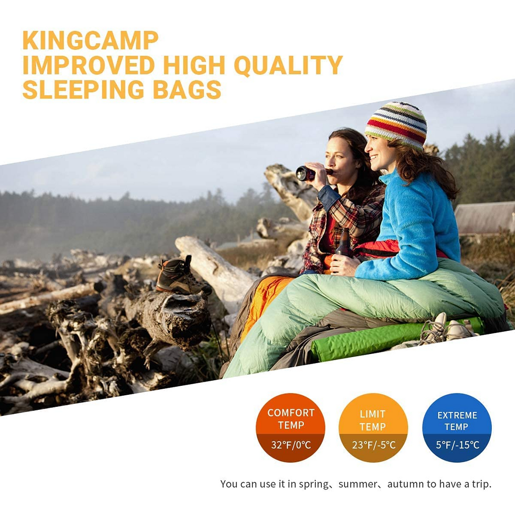 KingCamp Mummy 3 Seasons Sleeping Bags