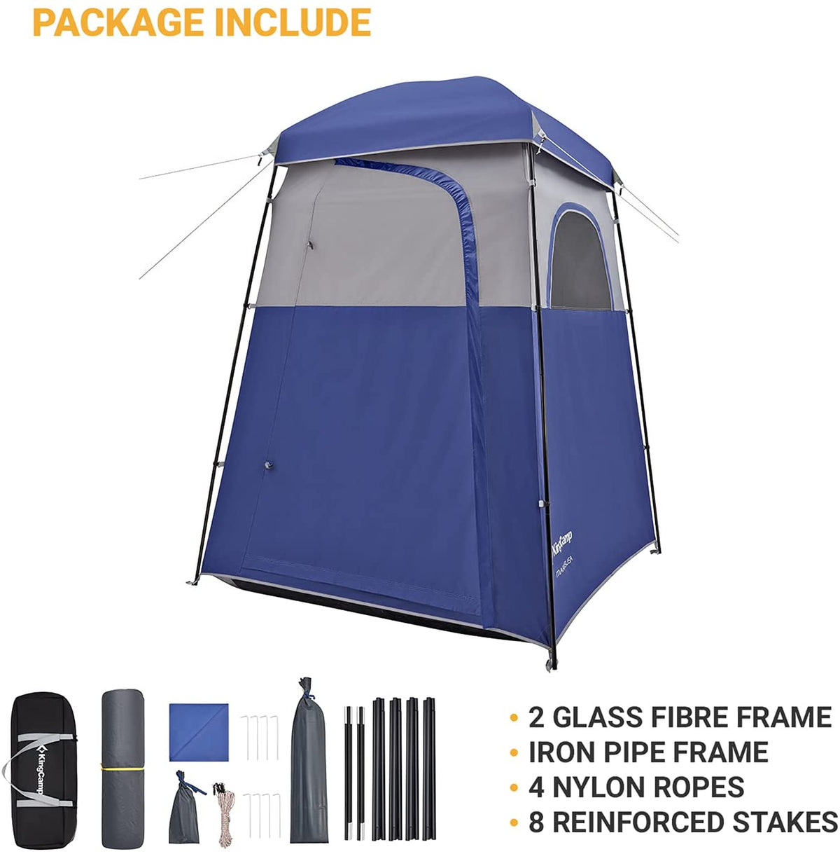 KingCamp Outdoor Privacy Shower Tent