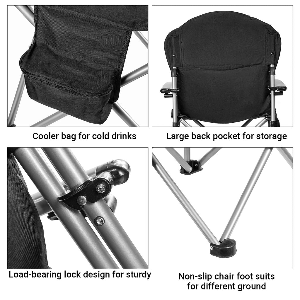KingCamp Oversize Padded Heavy Duty Camping Chair
