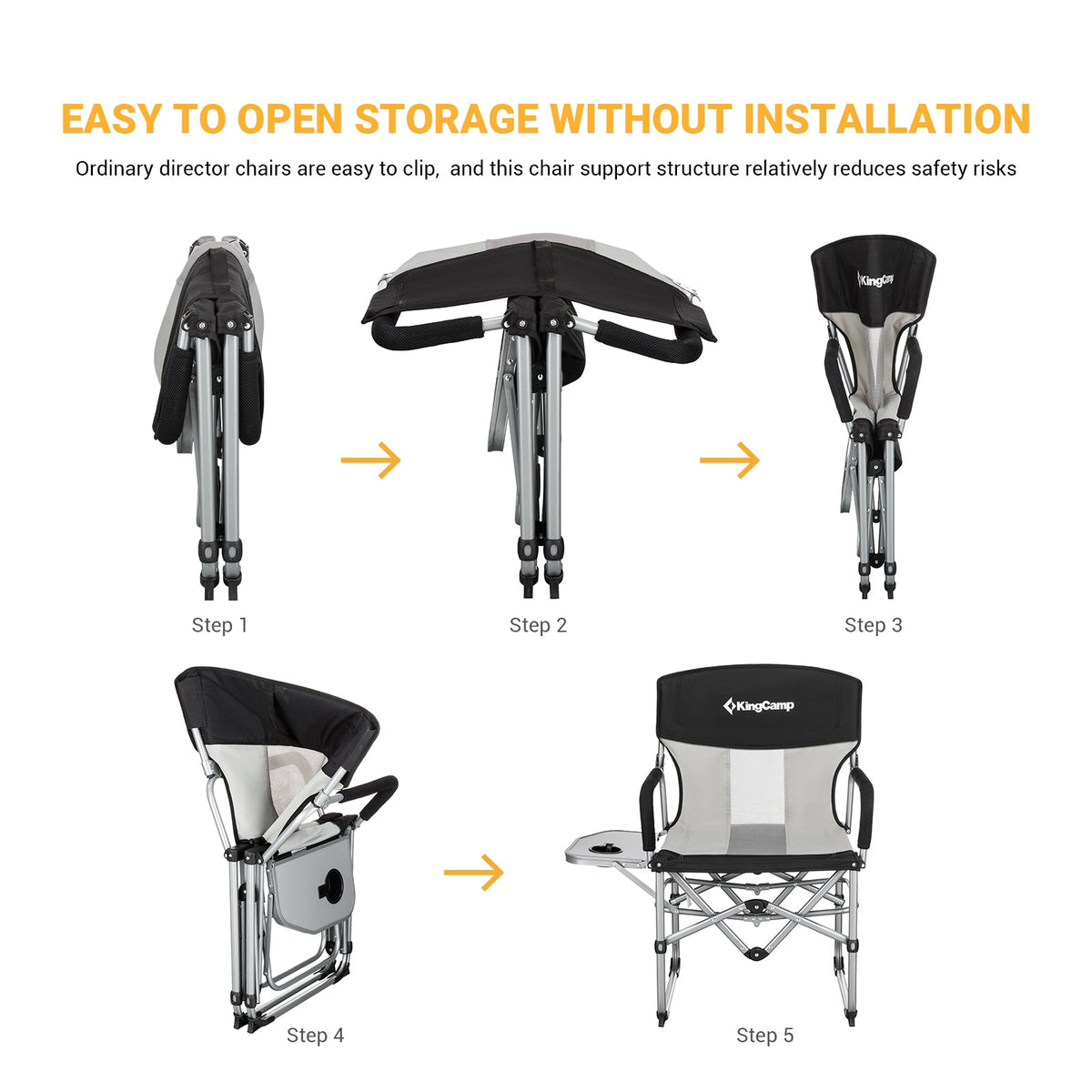 KingCamp Mesh Folding Camping Chair
