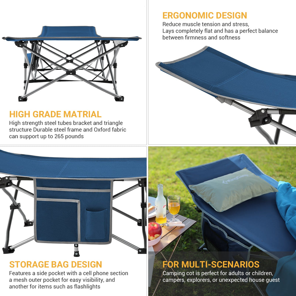 KingCamp Oversized Heavy Duty Camping Cot