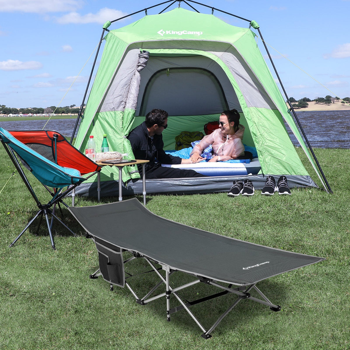 KingCamp Oversized Heavy Duty Camping Cot
