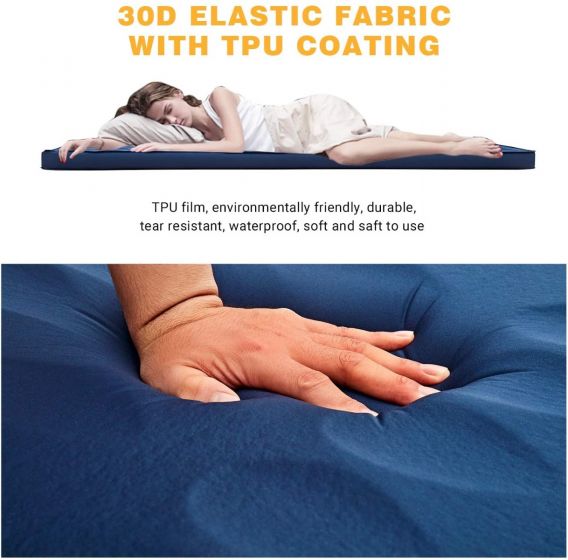 KingCamp PREMIUM 3D 7.5 Self-Inflating Double/Single Sleeping Mattress