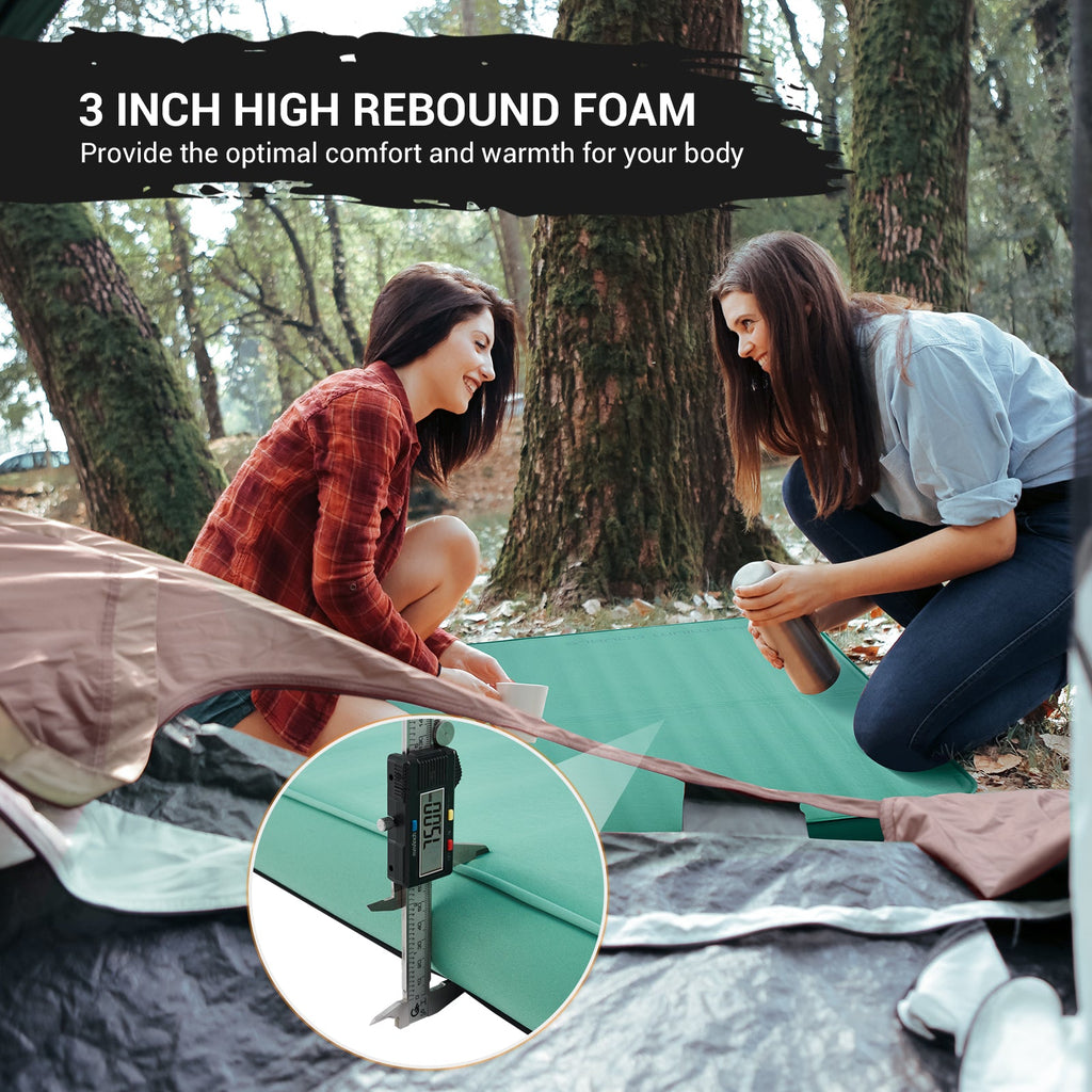 KingCamp PREMIUM Self Inflating Foam Sleeping Pad Double/Single