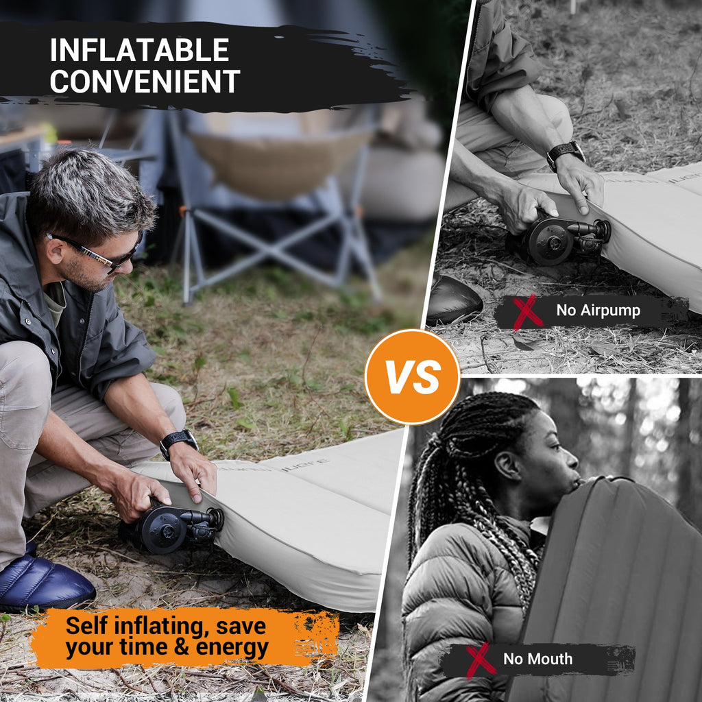 KingCamp PREMIUM Self Inflating Foam Sleeping Pad Double/Single