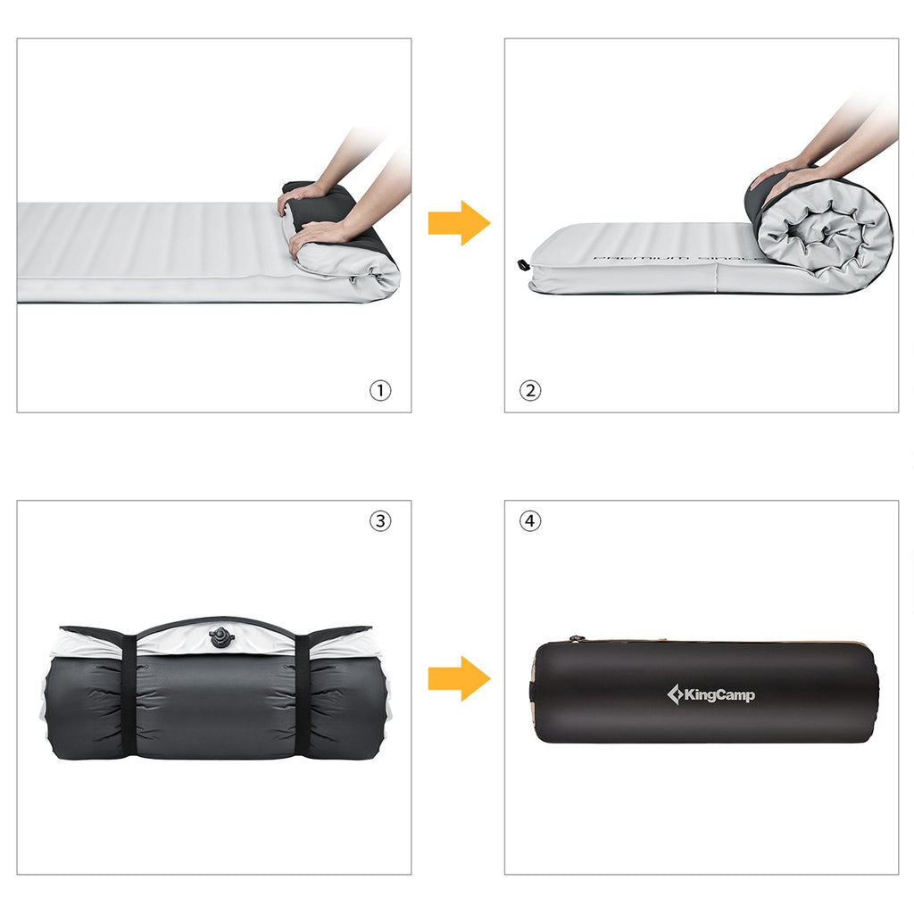 KingCamp PREMIUM Self Inflating Foam Sleeping Pad Double/Single