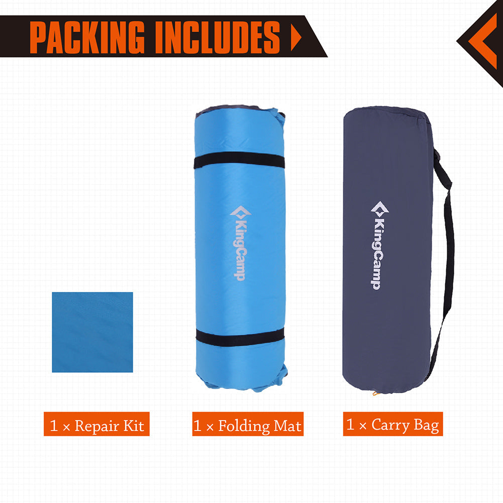KingCamp Single Self Inflating Wide Sleeping Pad