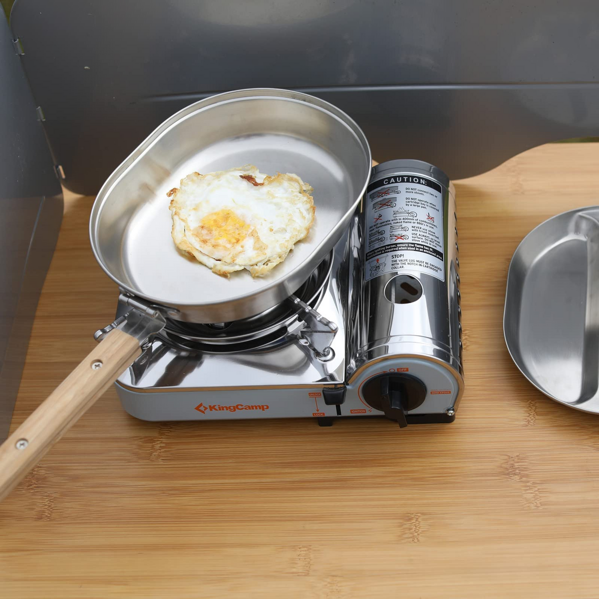 KingCamp Stainless Steel Portable Food Container Cookware