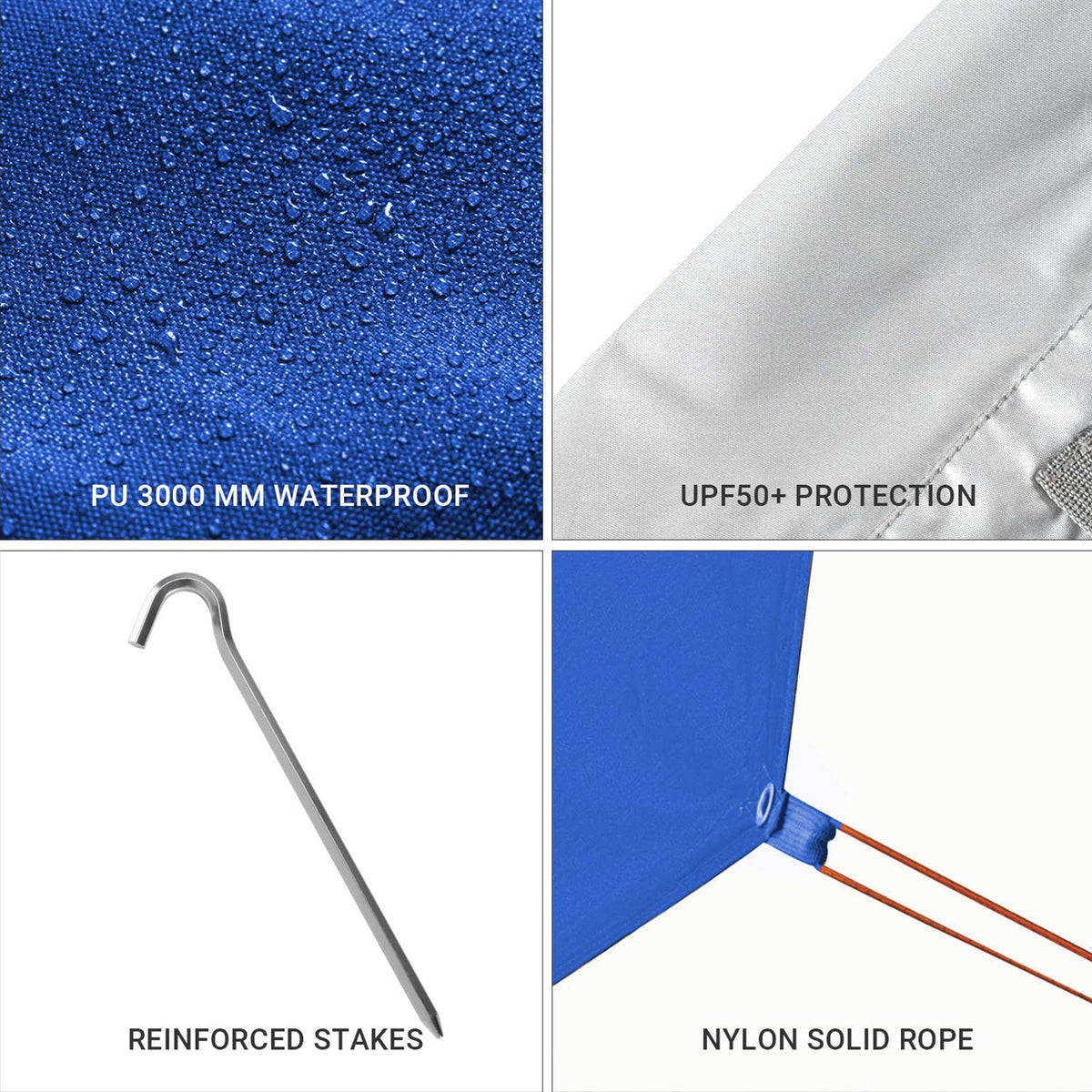 KingCamp UPF50+ Lightweight Tent Tarp Hammock Shade