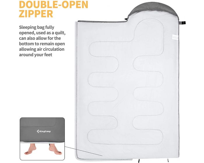 KingCamp Oasis 250S Kids' Sleeping Bag
