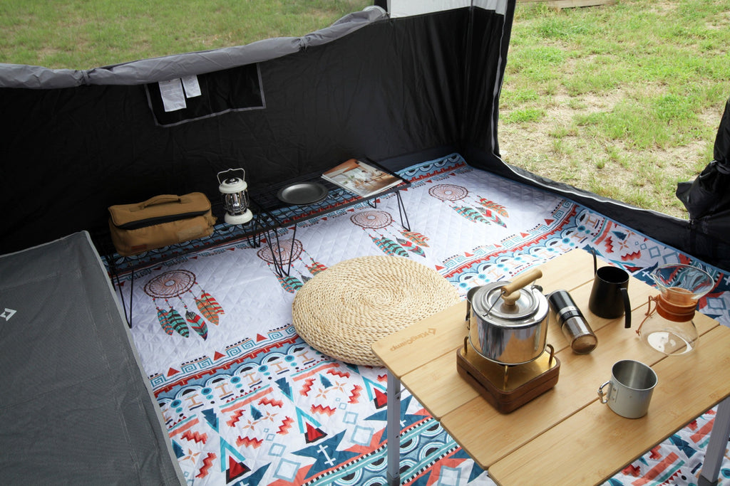 KingCamp BOUNDLESS X3 Car Tent & Waterproof Mat Bundle